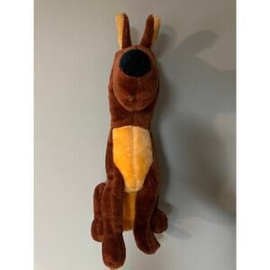 Vintage 24” Scooby Doo Like Moray Toy Plush Dog